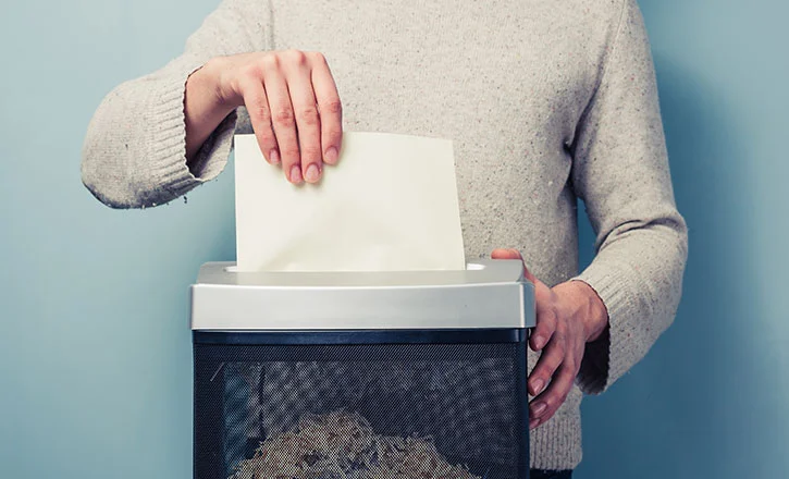 문서/데이터 파쇄